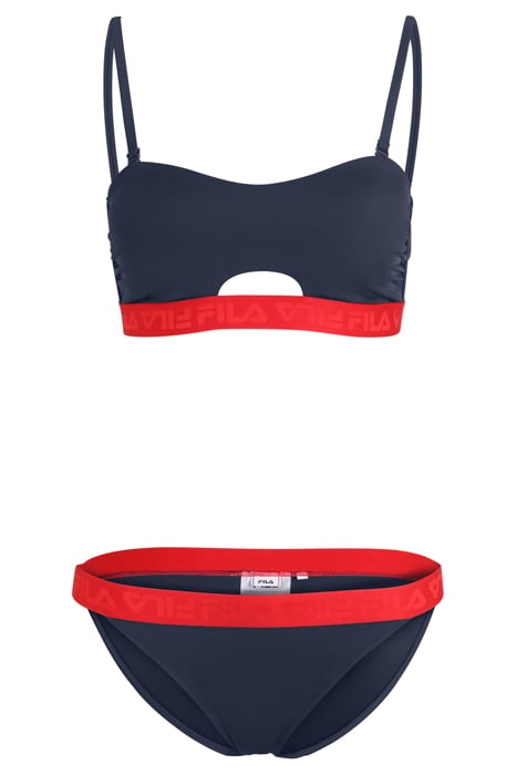 SANMING BANDEAU BIKINI BLACK IRIS 4