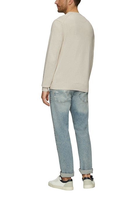 S.OLIVER PULLOVER WHITE-SAND 2