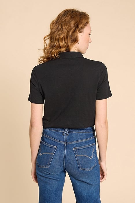 PENNY POCKET JERSEY SHIRT PURE BLACK 2