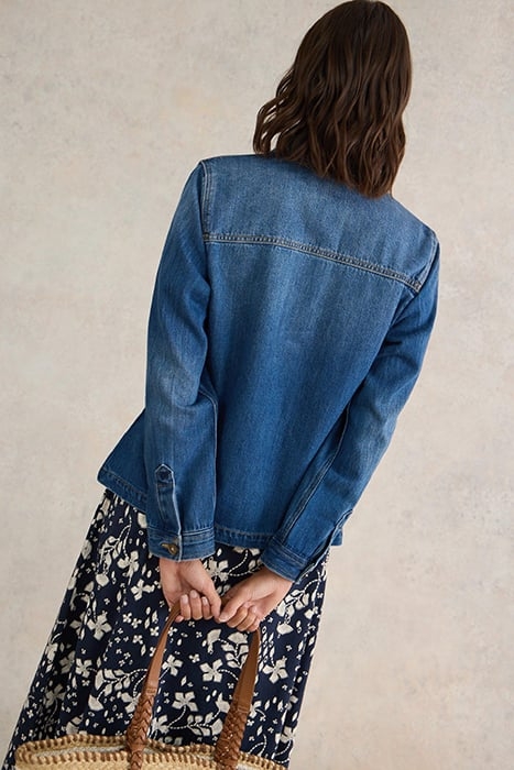 CARRIE DENIM JACKET MID DENIM 2