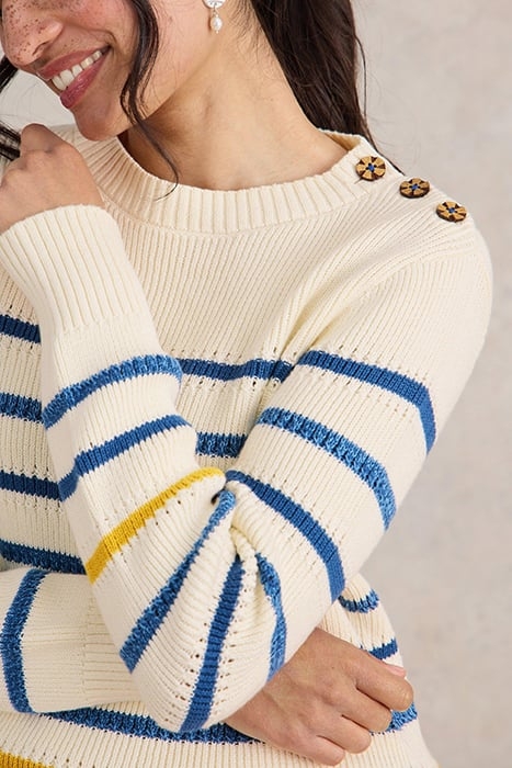 ELLIE STRIPE JUMPER NATURAL MULTI 6