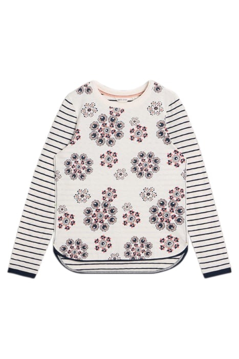 CLARA LS TEE NATURAL PRINT 2