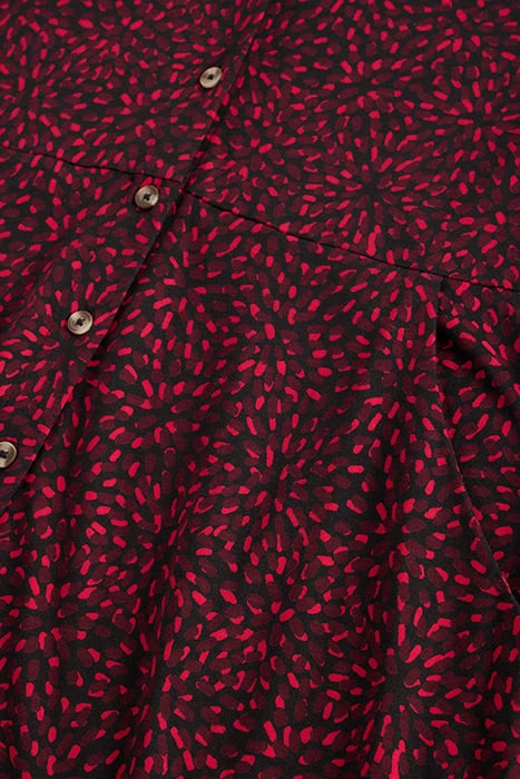 RUA JERSEY SHIRT DRESS PINK PRINT 6