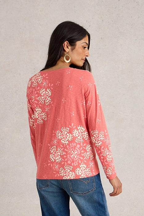 NELLY LS TEE PINK MULTI 2