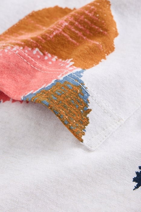 DEMI DOLMAN TOP NATURAL PRINT 6