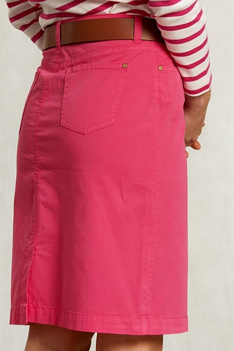 FUSHIA UNI MIDI SKIRT PINK 4