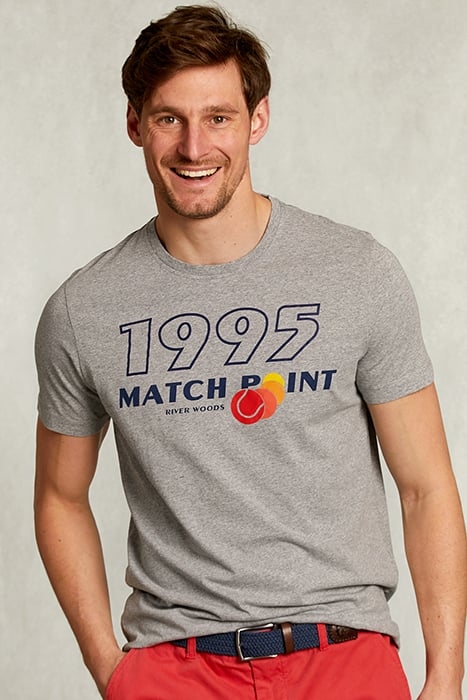 NORMAL FIT BASIC T-SHIRT GREY MEL GREY 1