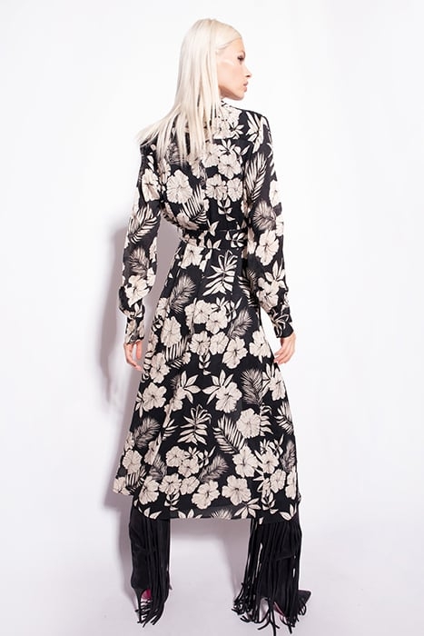 ASSENTE DRESS BLACK/BUTTER 2