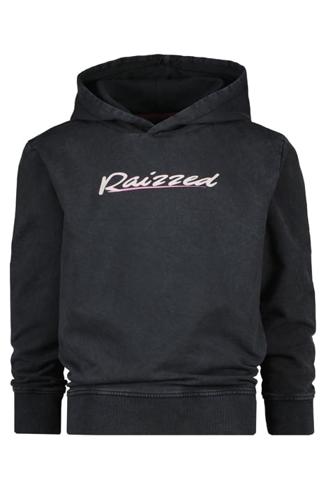 GIRLS VALENCIA SWEATER WASHED BLACK 1