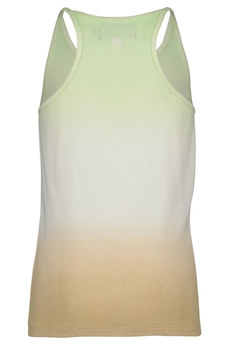 GIRLS PORTLAND SINGLET FADED LIME 2