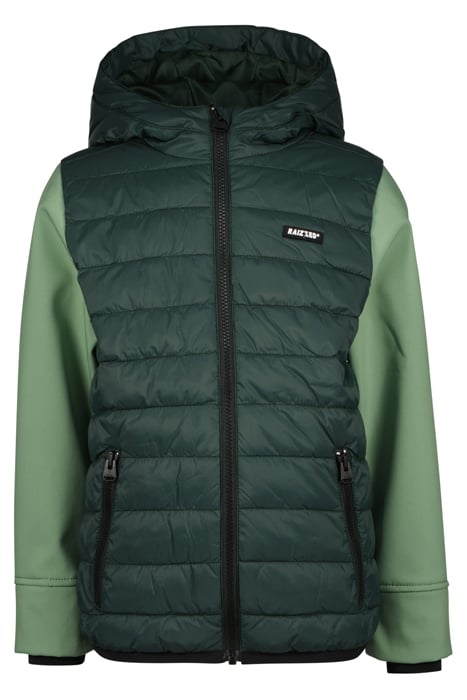 BOYS TIMON JACKET STEEL GREEN 1