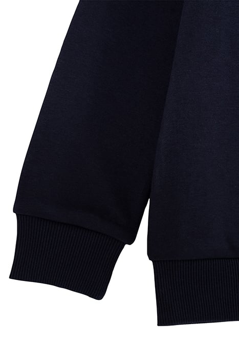 BOYS' NAVY ORGANIC COTTON SWEATSHIRT, XL EMBROIDERED CREST 4