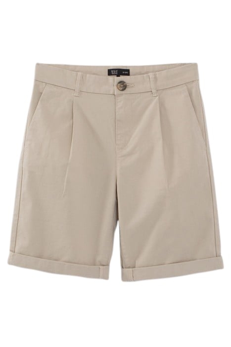 BOYS' BEIGE CHINO BERMUDA SHORTS 1