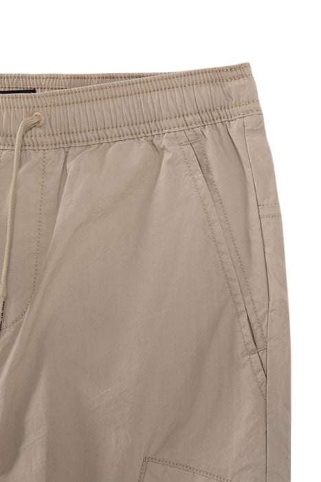 BOYS’ BEIGE CARGO TROUSERS WITH ELASTICATED WAIST & CUFFS 4