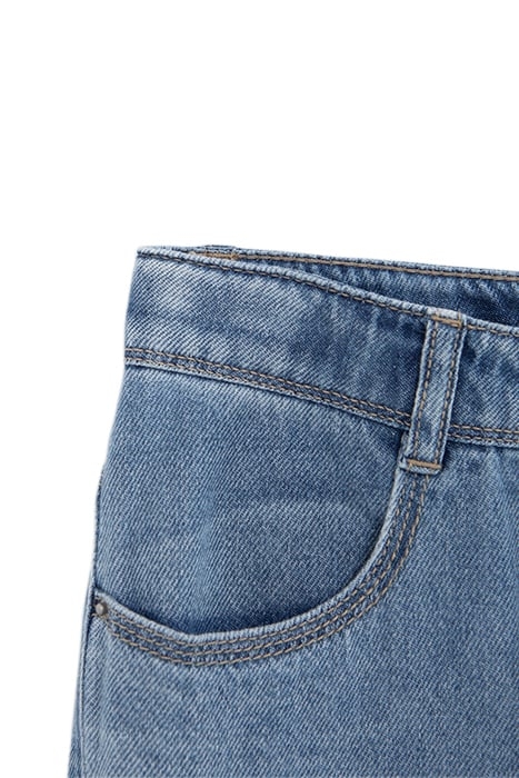 GIRLS’ BLUE FLARED CROPPED JEANS 4