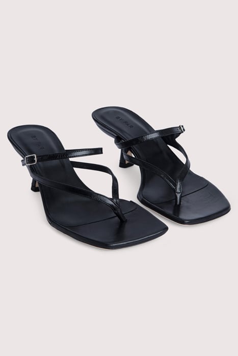 DESIREE BLACK CREASED LEATHER BLACK 2