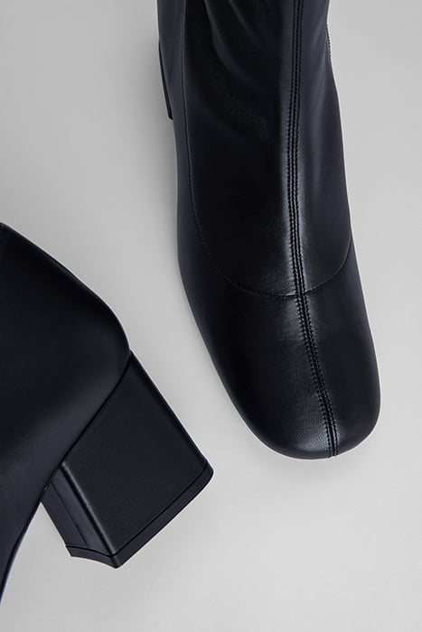 CARLOS 22 BLACK STRETCH LEATHER BLACK 3