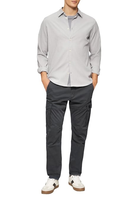 S.OLIVER PANTS GREY/BLACK 2