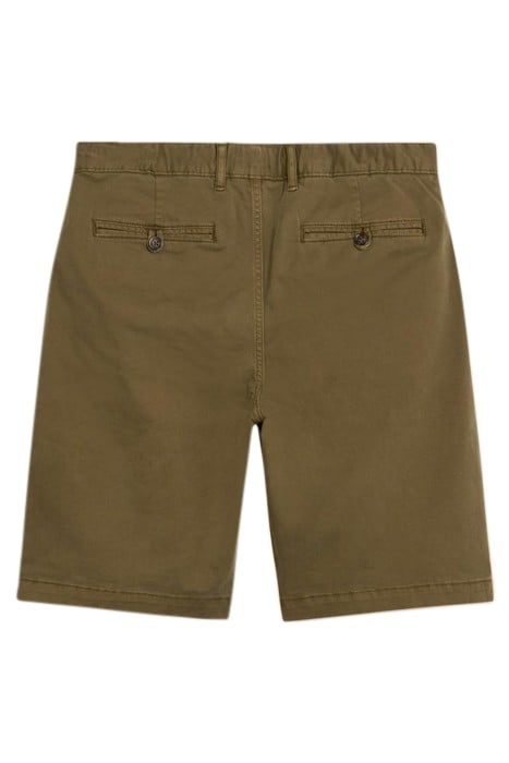SUTTON ORGANIC CHINO SHORT DARK GREEN 3
