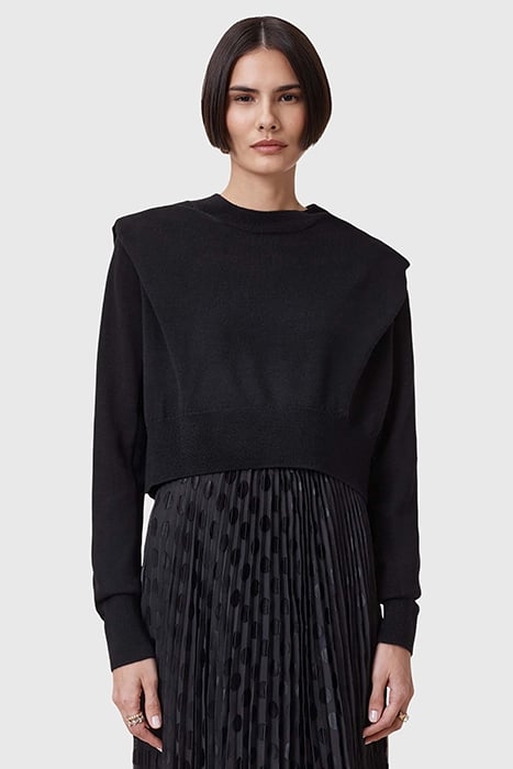 LEIA DOTT DRESS BLACK 7