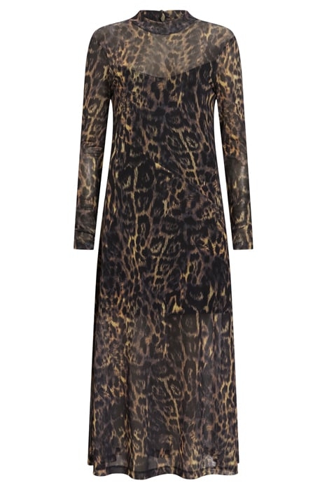 HANNA MESH DRESS JINX GOLDEN BROWN 3