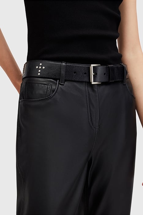 JESUS LOVES BELT BLACK/ANTQ NICKEL 2