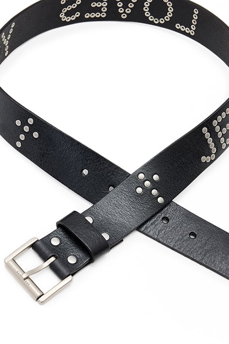JESUS LOVES BELT BLACK/ANTQ NICKEL 6