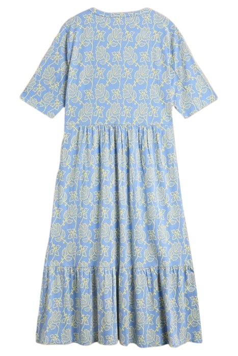 NAYA JERSEY MIDI DRESS BLUE MULTI 2