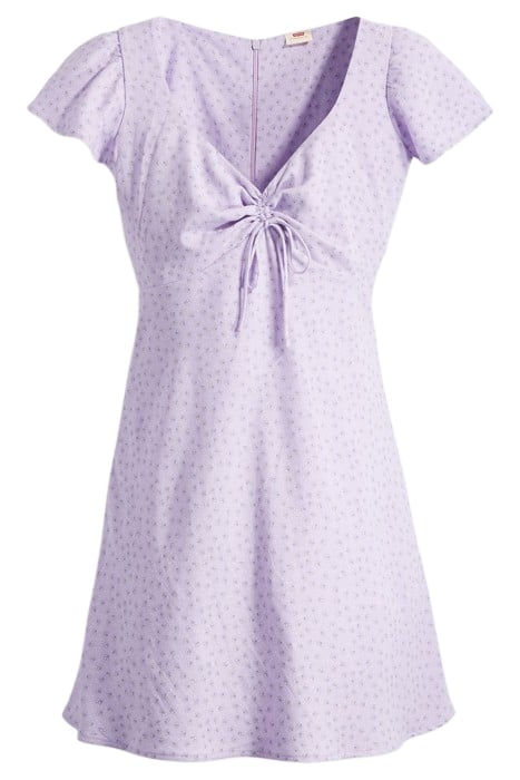 SKYLAR FLUTTER SLV DRESS JANE FLORAL PUR 3