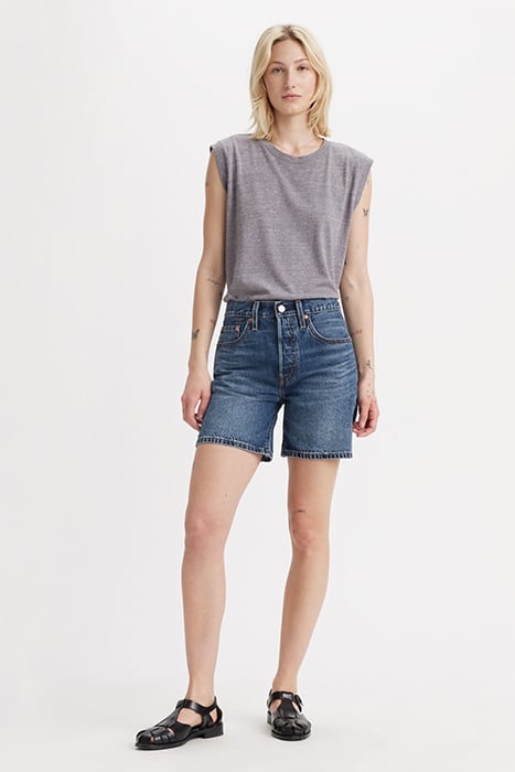 501 MID THIGH SHORT LW CROSSING CANVAS 2