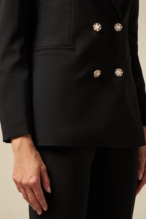 BLAZER WITH JEWEL BUTTONS BLACK 5