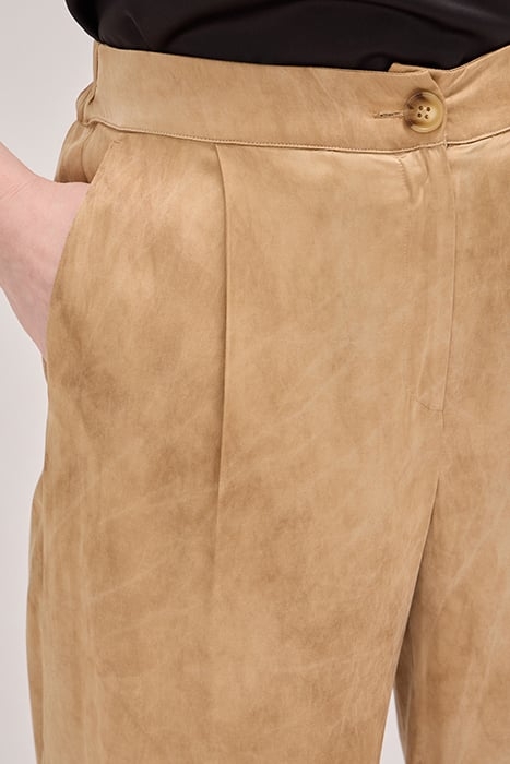 PALAZZO TROUSERS IN DÉLAVÉ SATIN NATURAL 5