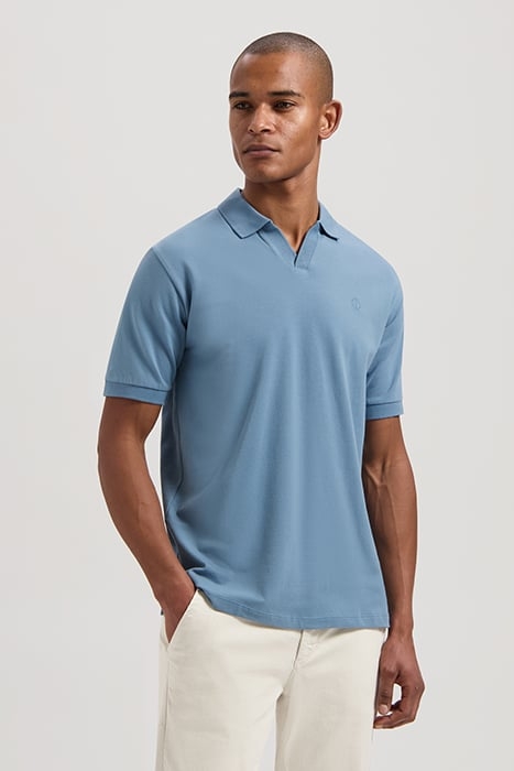DS_BOWIE V-NECK POLO PROVINCIAL BLUE 1