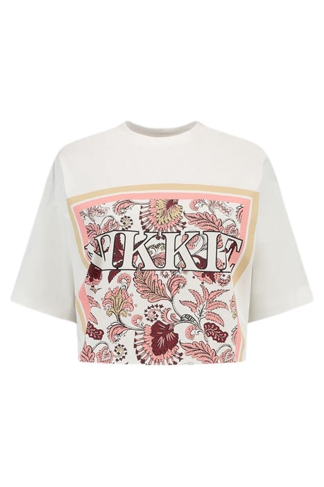 CROPPED ARTWORK T-SHIRT BLOSSOM PINK 1