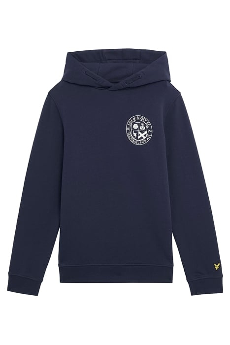 FOOTBALL LOGO HOODIE NAVY 1