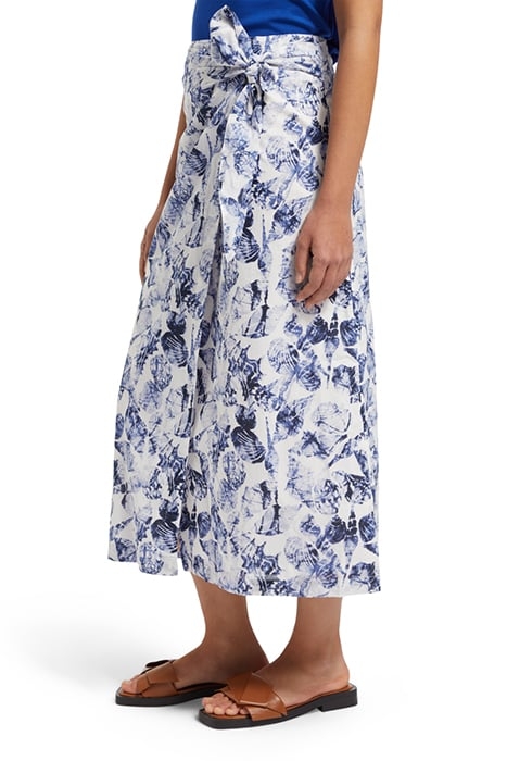 PRINTED MIDI-LENGTH SARONG SHELL BATIK BLUE 6