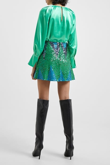 ADORA SATIN TOP GREEN MINERAL 3