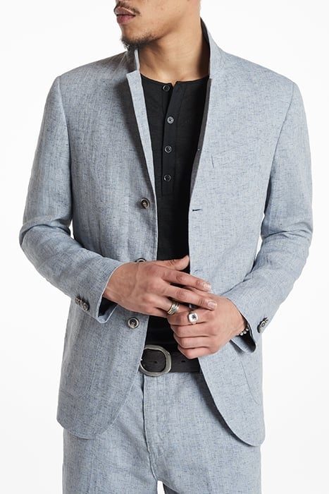 SLIM FIT PRIORY JACKET DUSTED BLUE 1