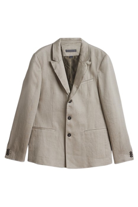 SLIM FIT DROPPED NECK JACKET DRIED SAGE 2