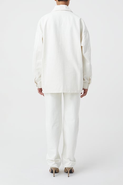 JACKET WITH SEAMING DETAILS JACKETS & COATS CREME 3