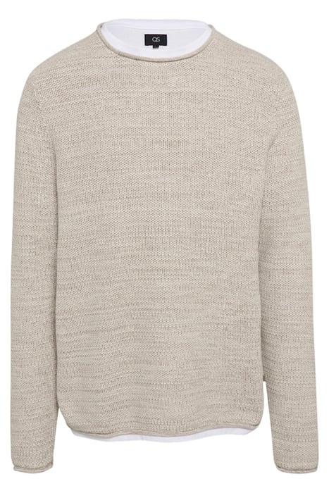 S.OLIVER-QS PULLOVER BEIGE 4