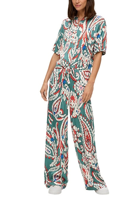 S.OLIVER DRESSES GREEN-AOP 1