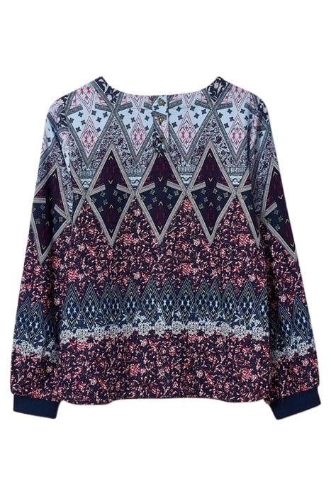 MILA TOP NAVY MULTI 4