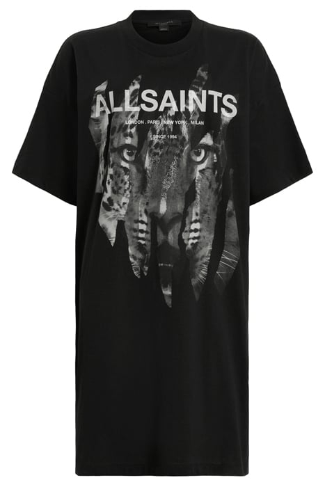 RIPROAR TEE DRESS BLACK 4