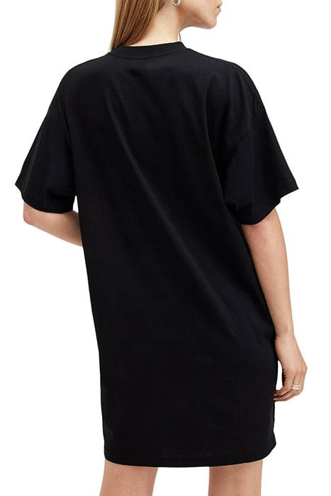 RIPROAR TEE DRESS BLACK 2