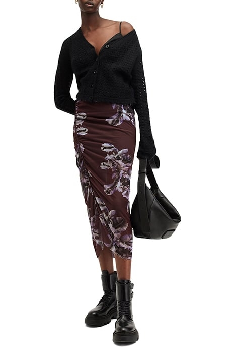 NORA SKIRT MONICA OXBLOOD RED 6