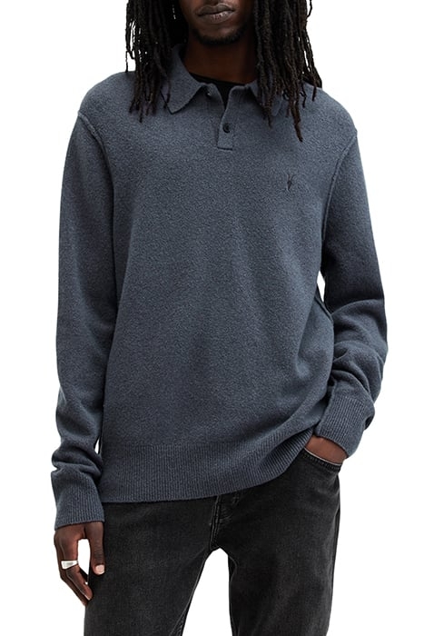 STATTEN LS POLO SMITH BLUE 1