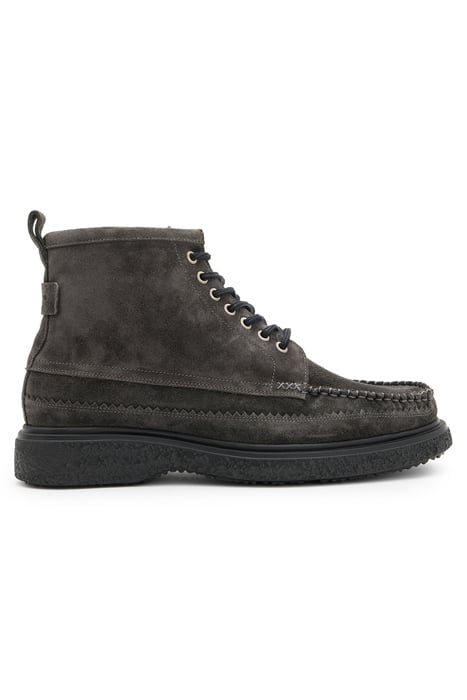 GIBBS MOC SUEDE BOOT CHARCOAL GREY 1