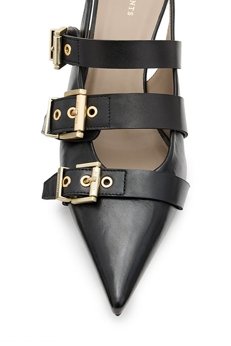 GRACE BUCKLE HEEL BLACK 6