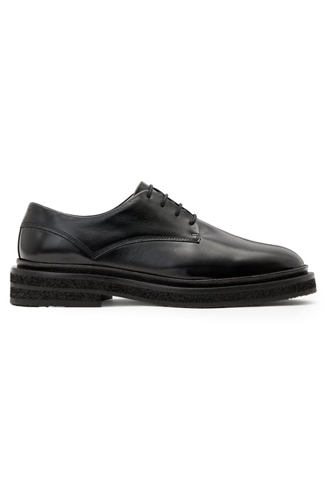 ESCHER LACE UP BLACK SHINE 1